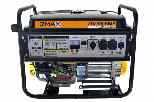 Gerador de energia Zmax ZG8300GME 8,0 kVA - partida elétrica - monofásico - 110V/220V