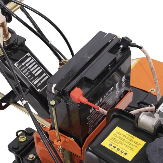 Motocultivador Vulcan VMCE900D 9.0 HP a Diesel Partida Elétrica