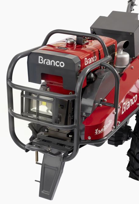 Microtrator Branco BTD-18.0E - 1000 - Com enxada rotativa