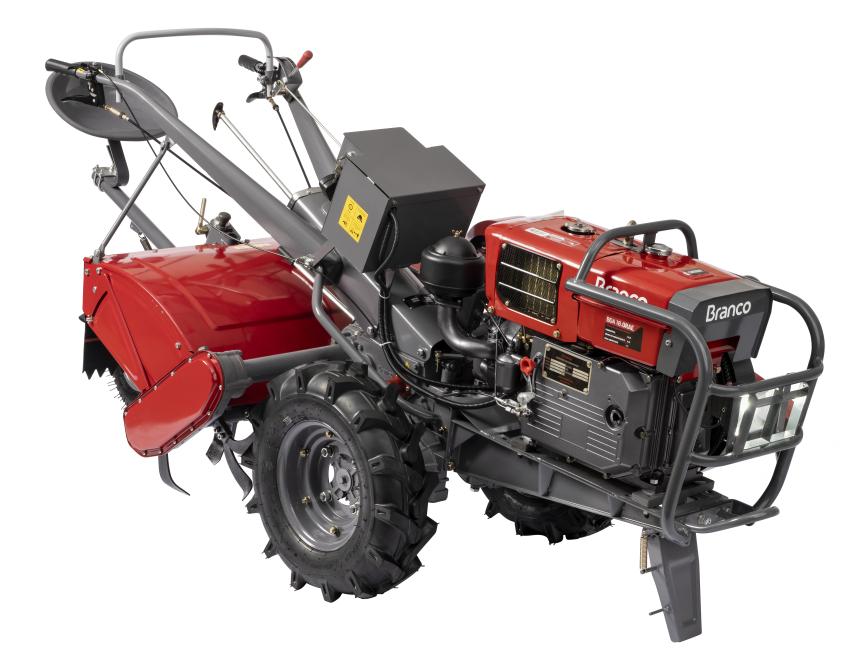 Microtrator Branco BTD-18.0E - 1000 - Com enxada rotativa